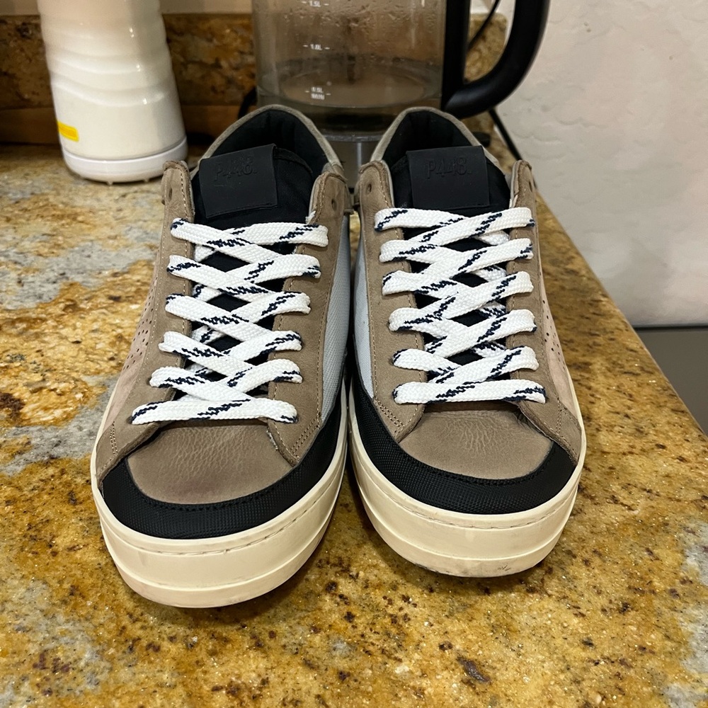 P448 men’s leather shoes size 43 - Picture 2 of 11